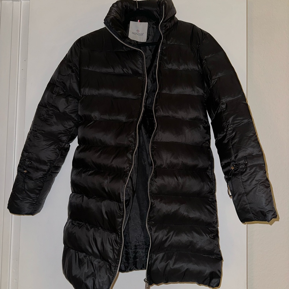 Moncler Shiny Black Puffer Jacket
